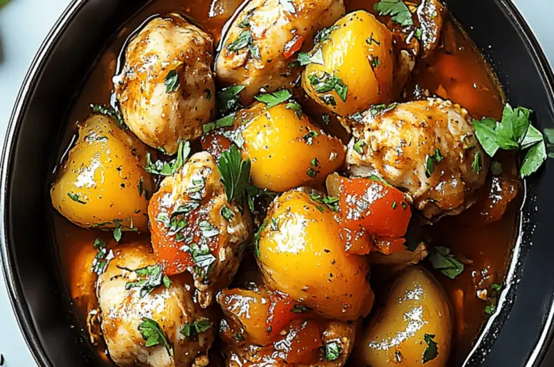 Braised Catalina Chicken