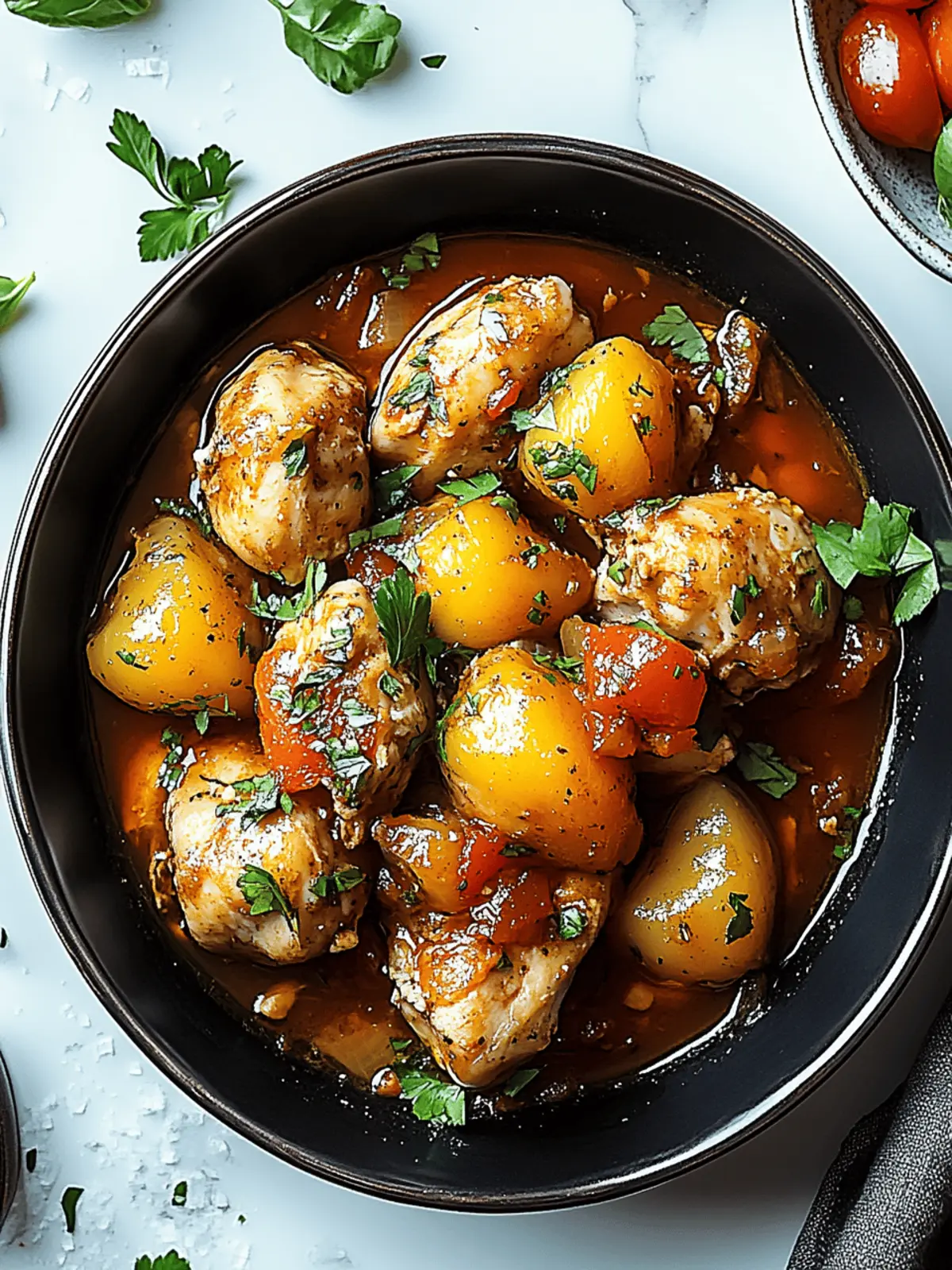 Braised Catalina Chicken
