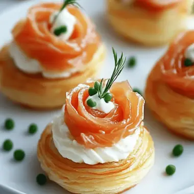 Smoked Salmon Vol Au Vents