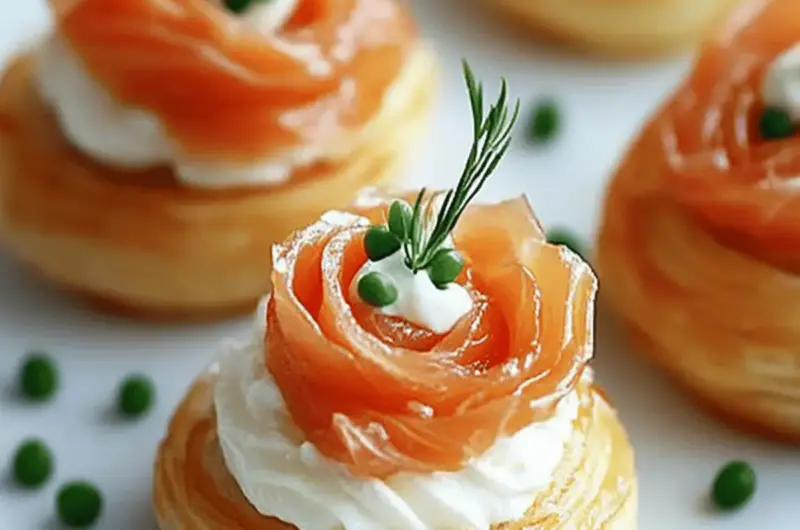 Smoked Salmon Vol Au Vents