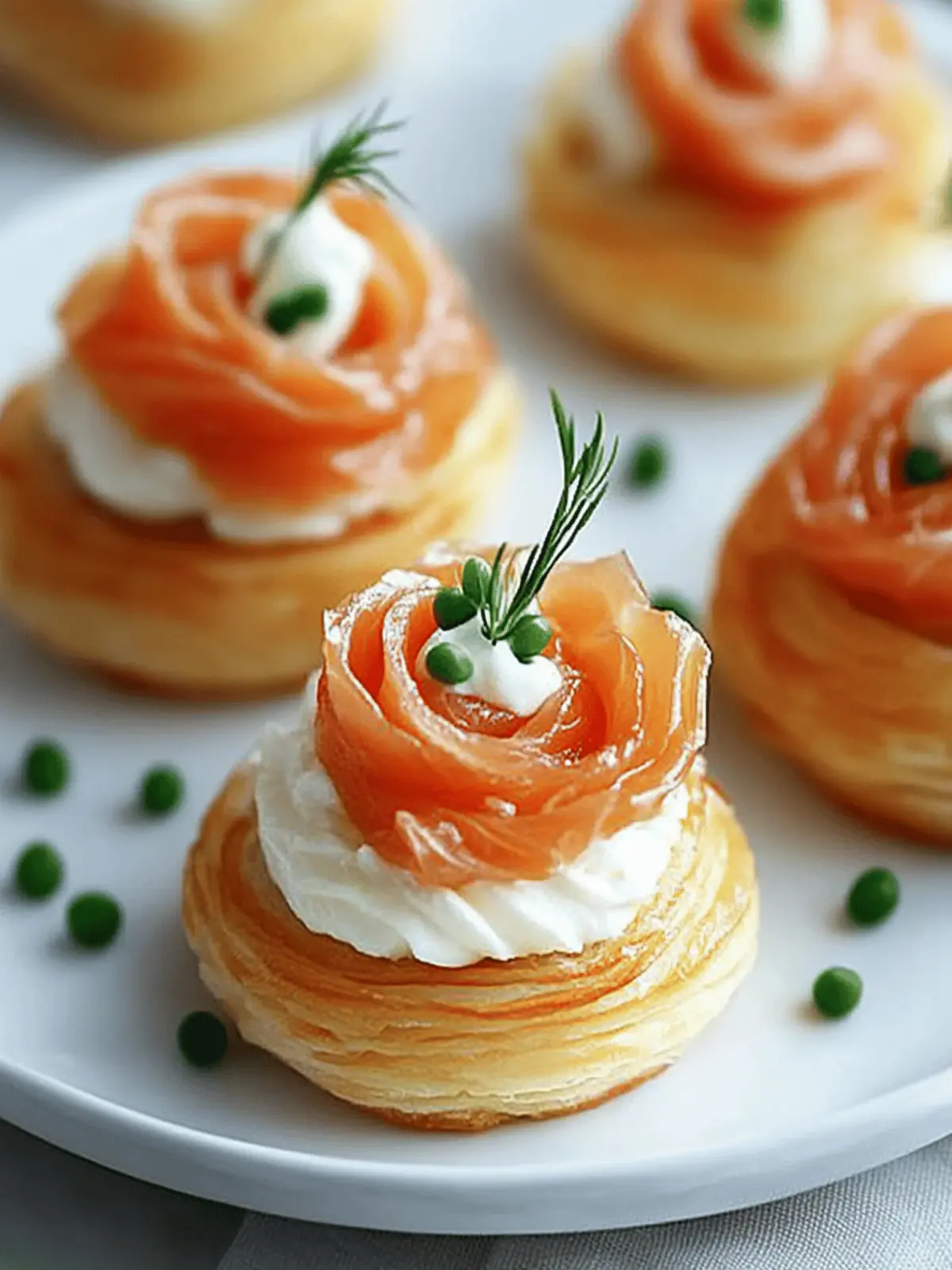 Smoked Salmon Vol Au Vents