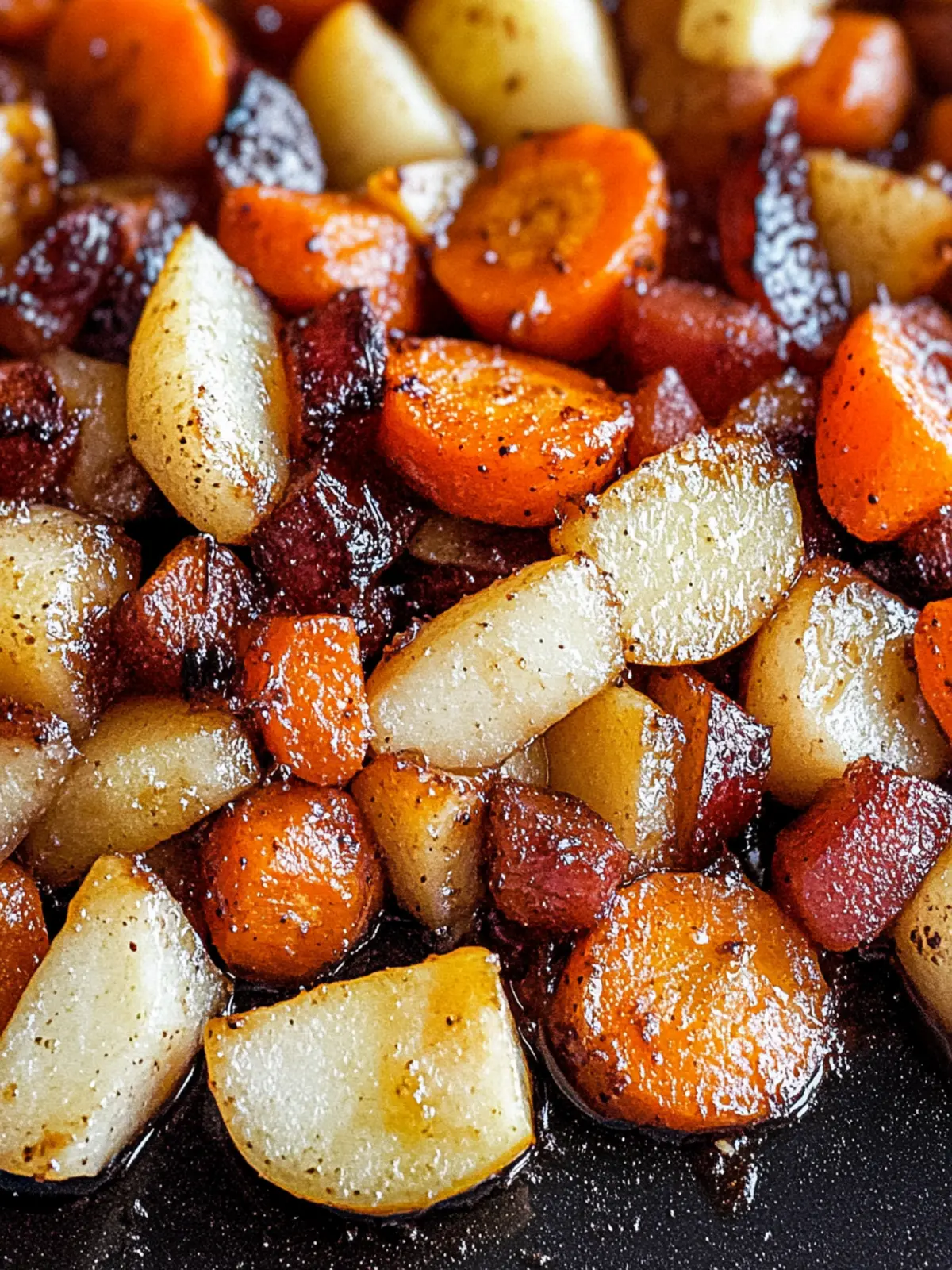 Maple Dijon Roasted Apples & Carrots: Fall's Sweet Delight 3 Maple Dijon Roasted Apples & Carrots