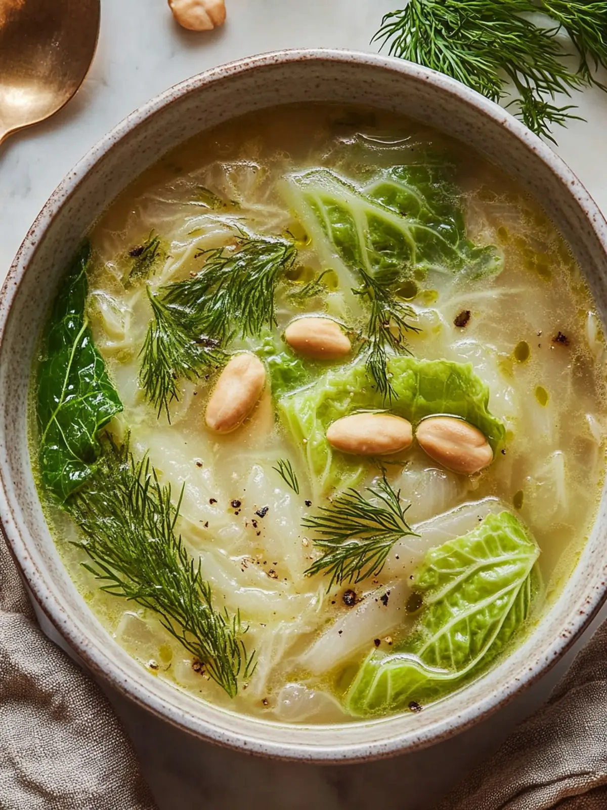 Delicious Lemon Dill Cabbage Soup Ready in 30 Minutes 5 Lemon Dill Cabbage Soup