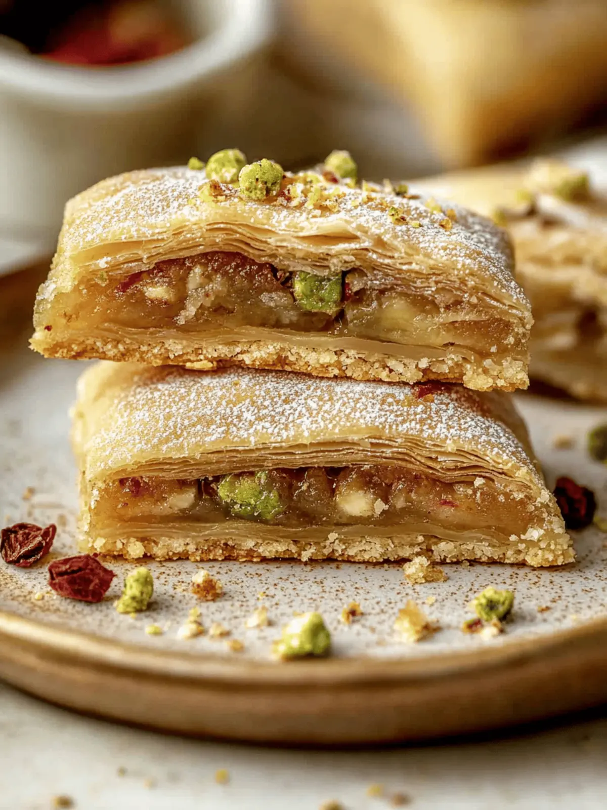 Baklava Cookies with Pistachios for a Sweet Twist 3 Baklava Cookies
