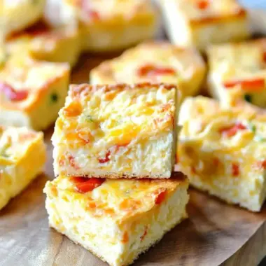 Aunt Bee’s Chile Cheese Squares