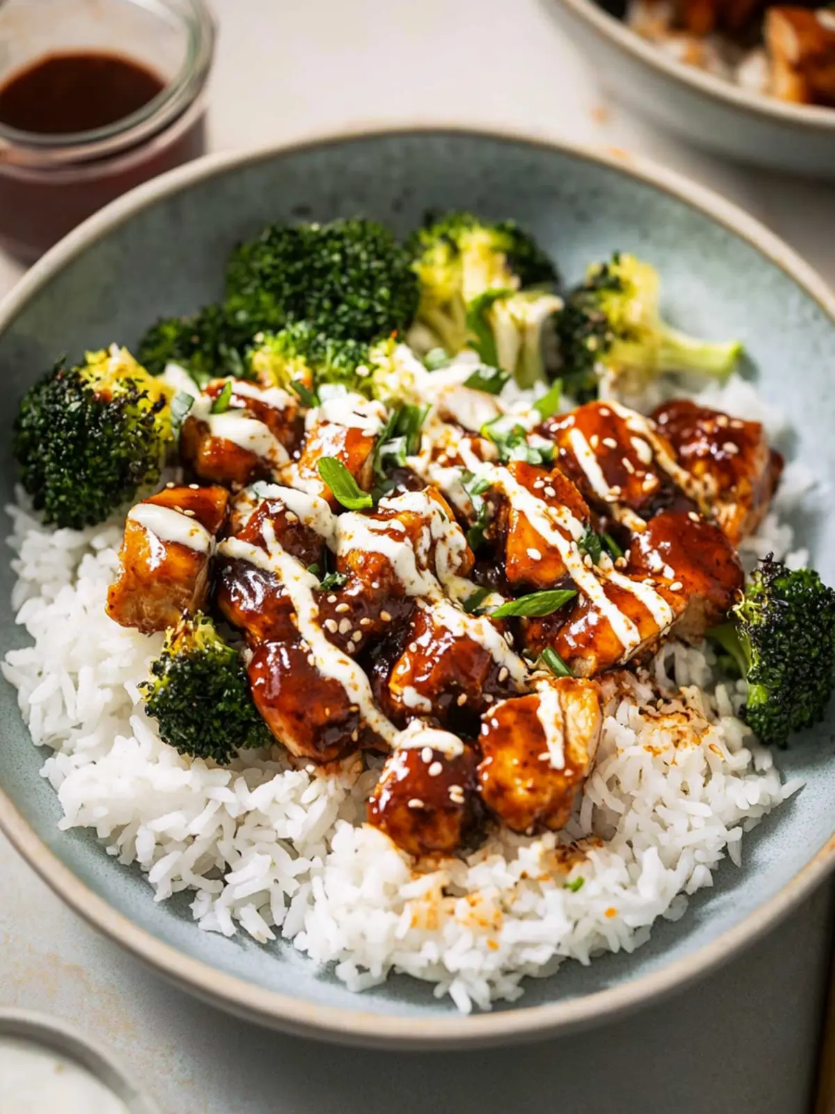 Sticky Chicken Rice Bowls