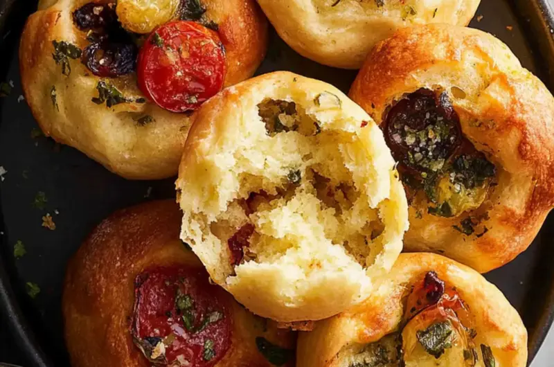 Easy Focaccia Muffins