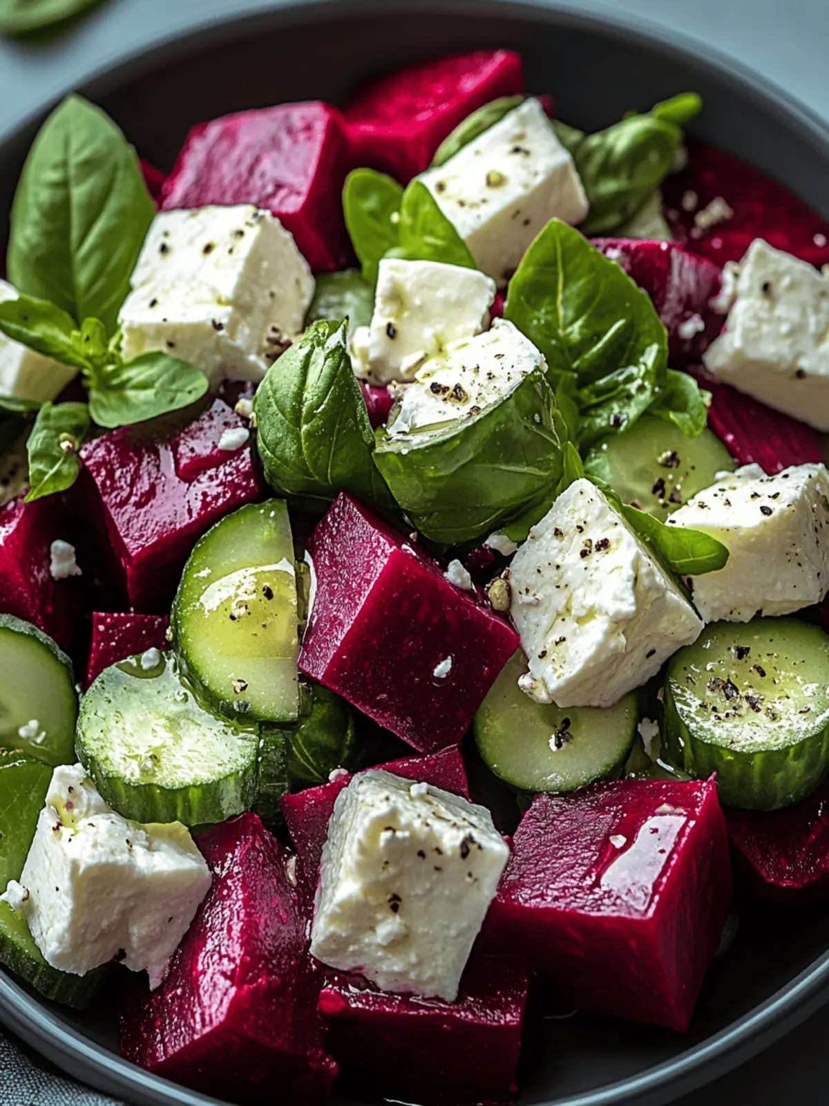 Vibrant Beet Salad with Feta and Cucumbers for Fresh Eating 3 Beet Salad with Feta and Cucumbers