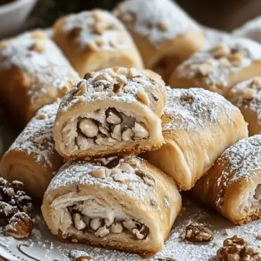Italian Nut Roll Cookies