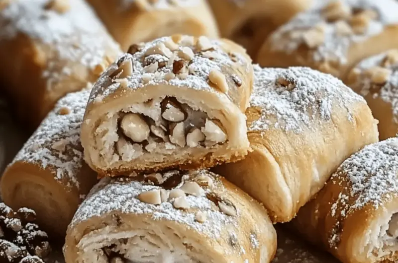 Italian Nut Roll Cookies