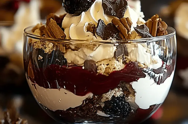 Black Forest Trifle for Christmas