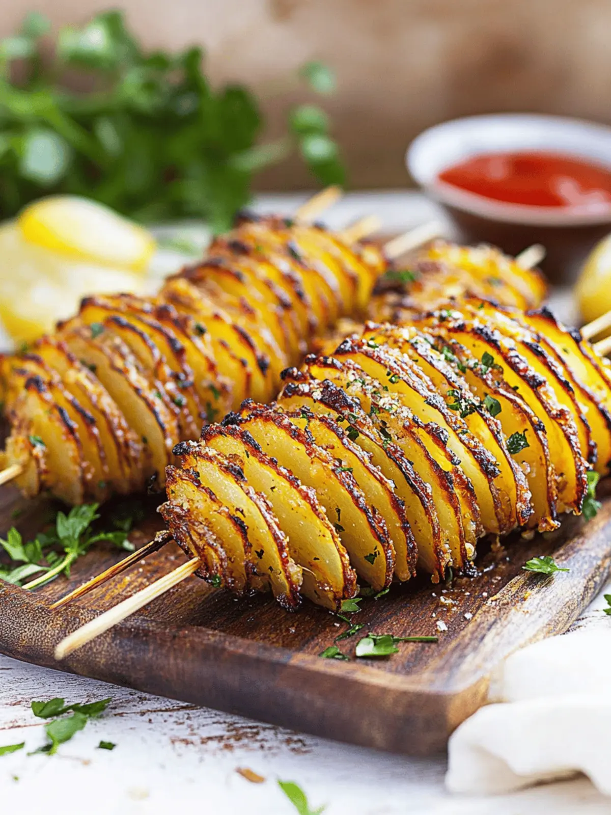 Crispy Accordion Potatoes