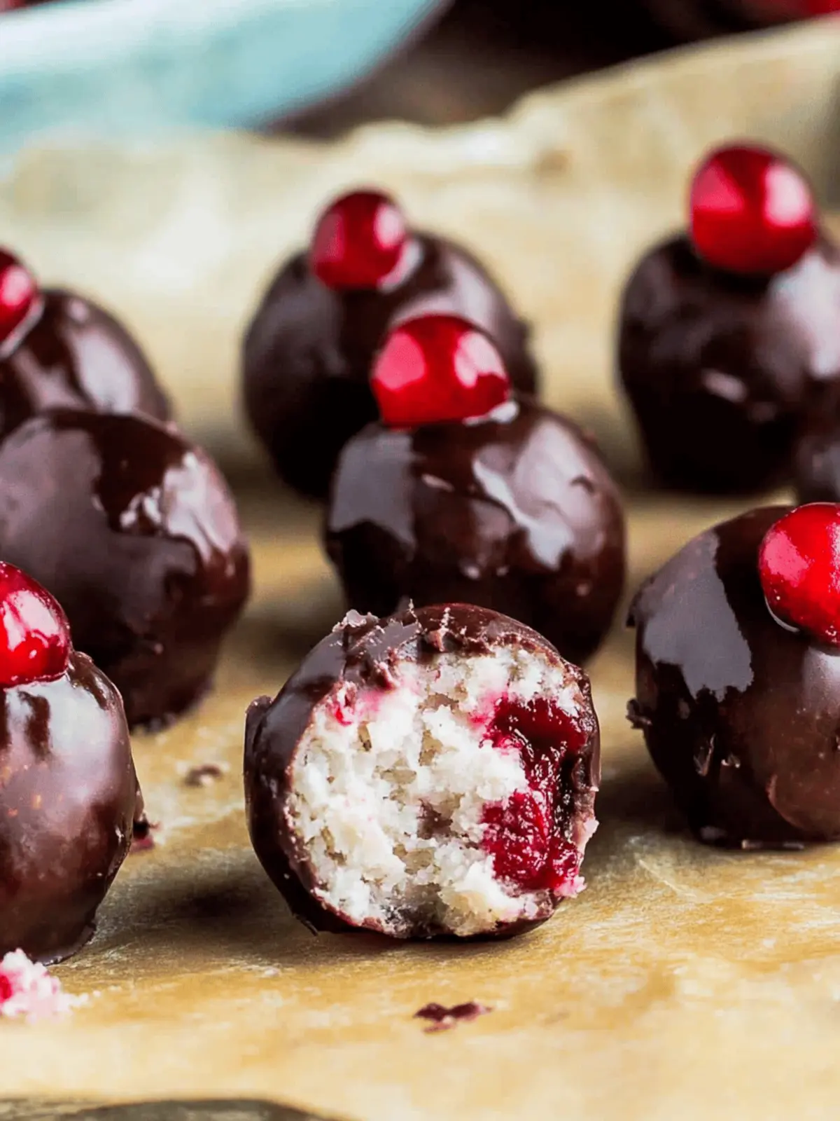 Cherry Bourbon Balls