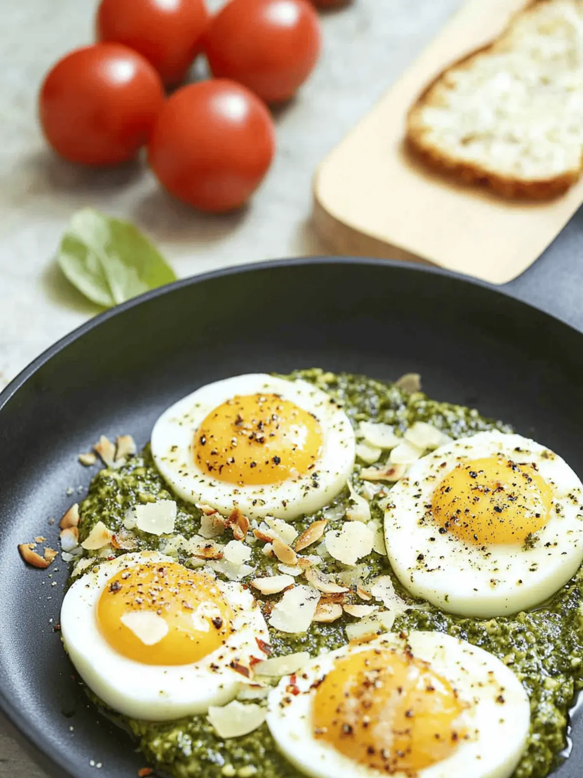 5-Minute Pesto Eggs