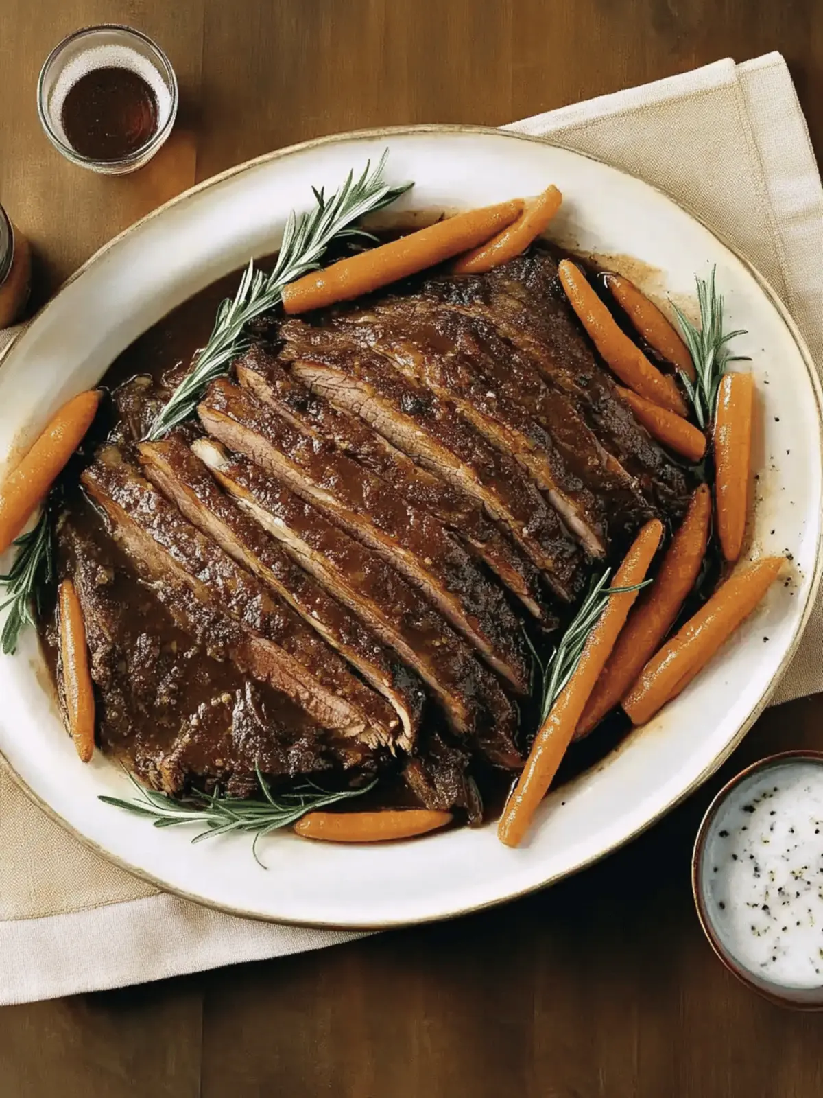 Savory Braised Brisket for Passover: Tender Family Feast 3 Braised Brisket for Passover