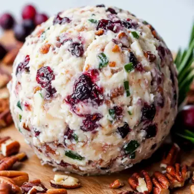 Cranberry Pecan Cheese Ball