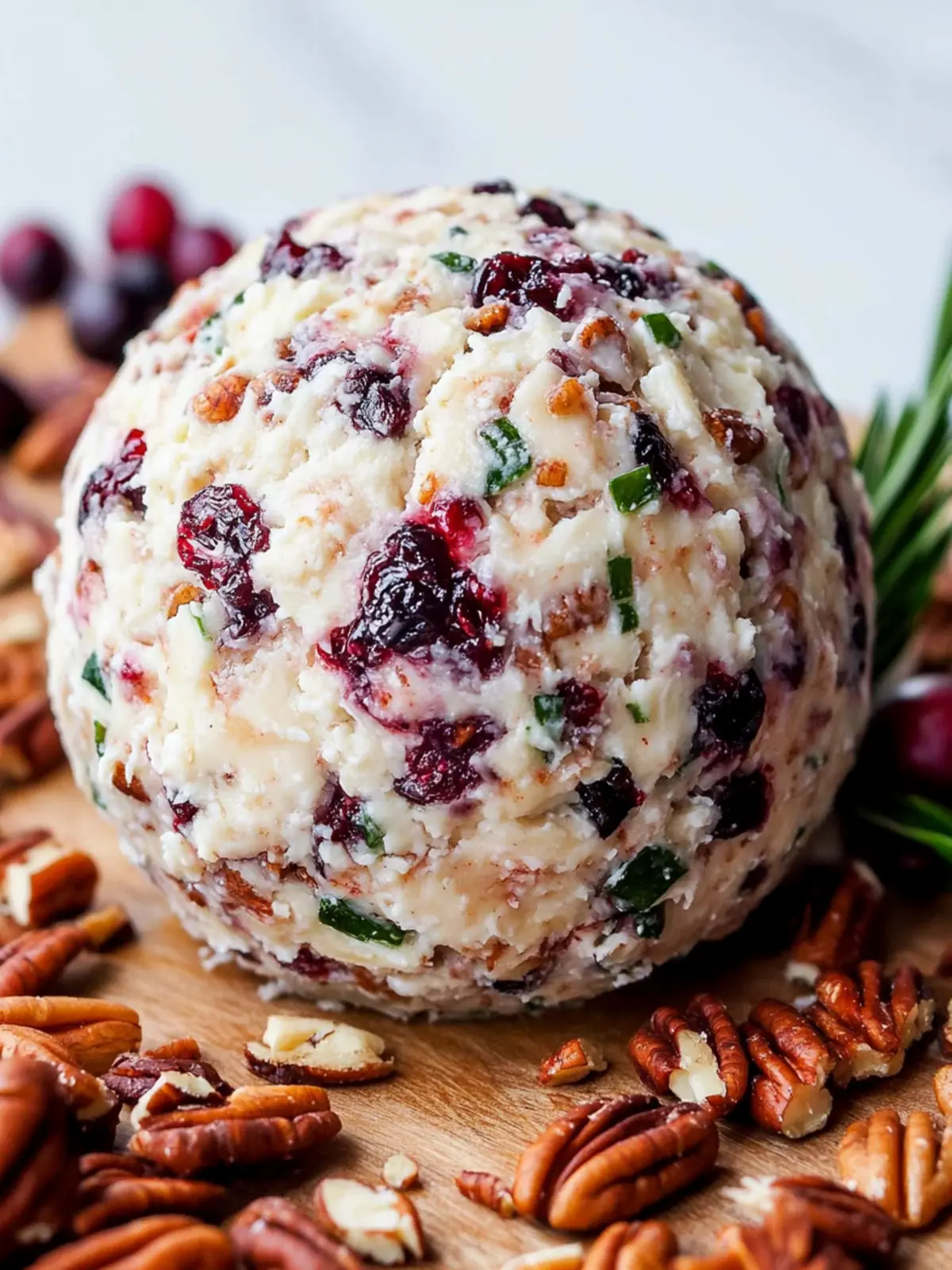 Cranberry Pecan Cheese Ball