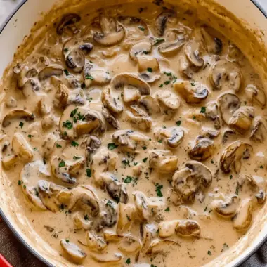 Mushroom Stroganoff