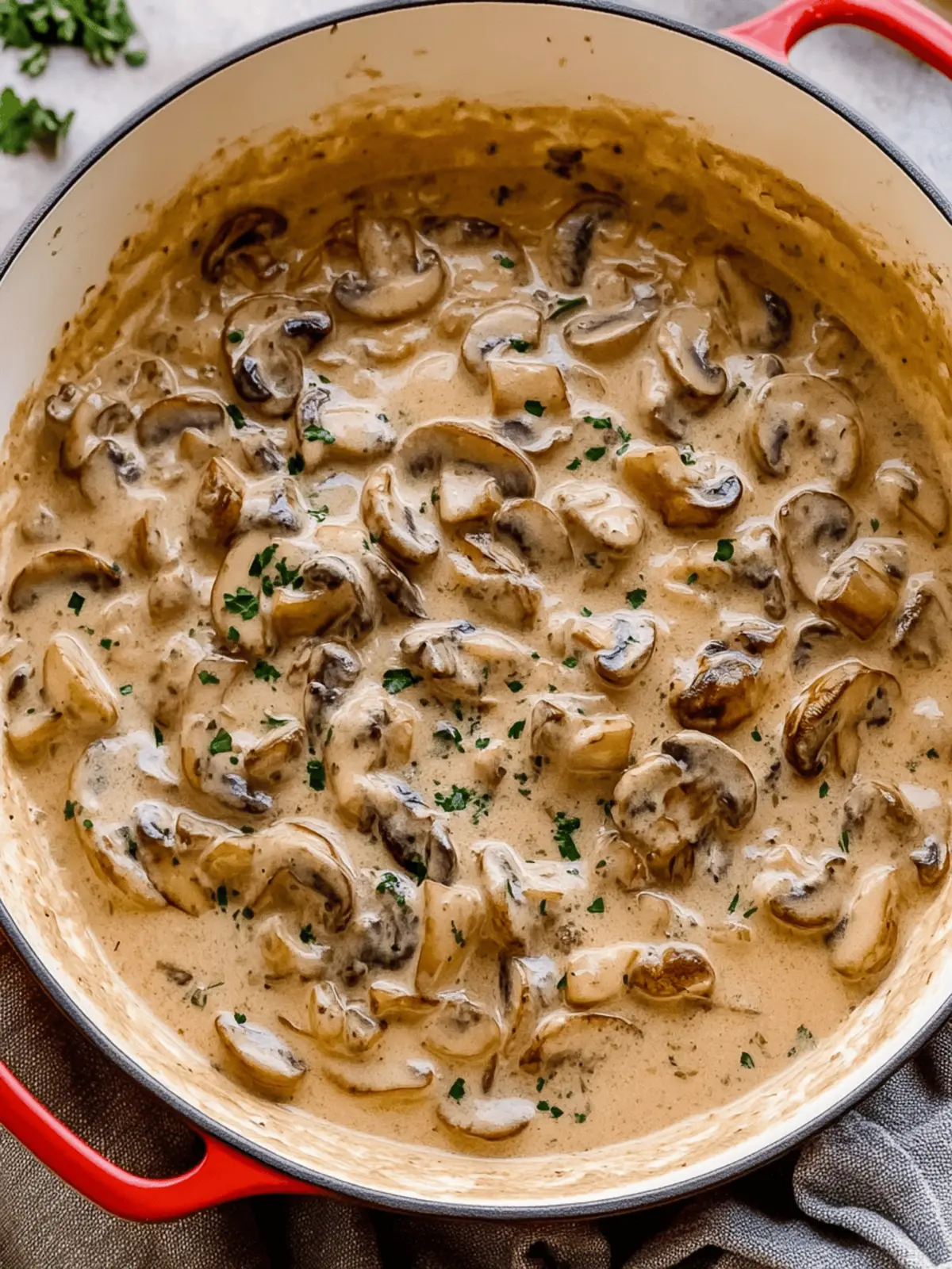 Mushroom Stroganoff