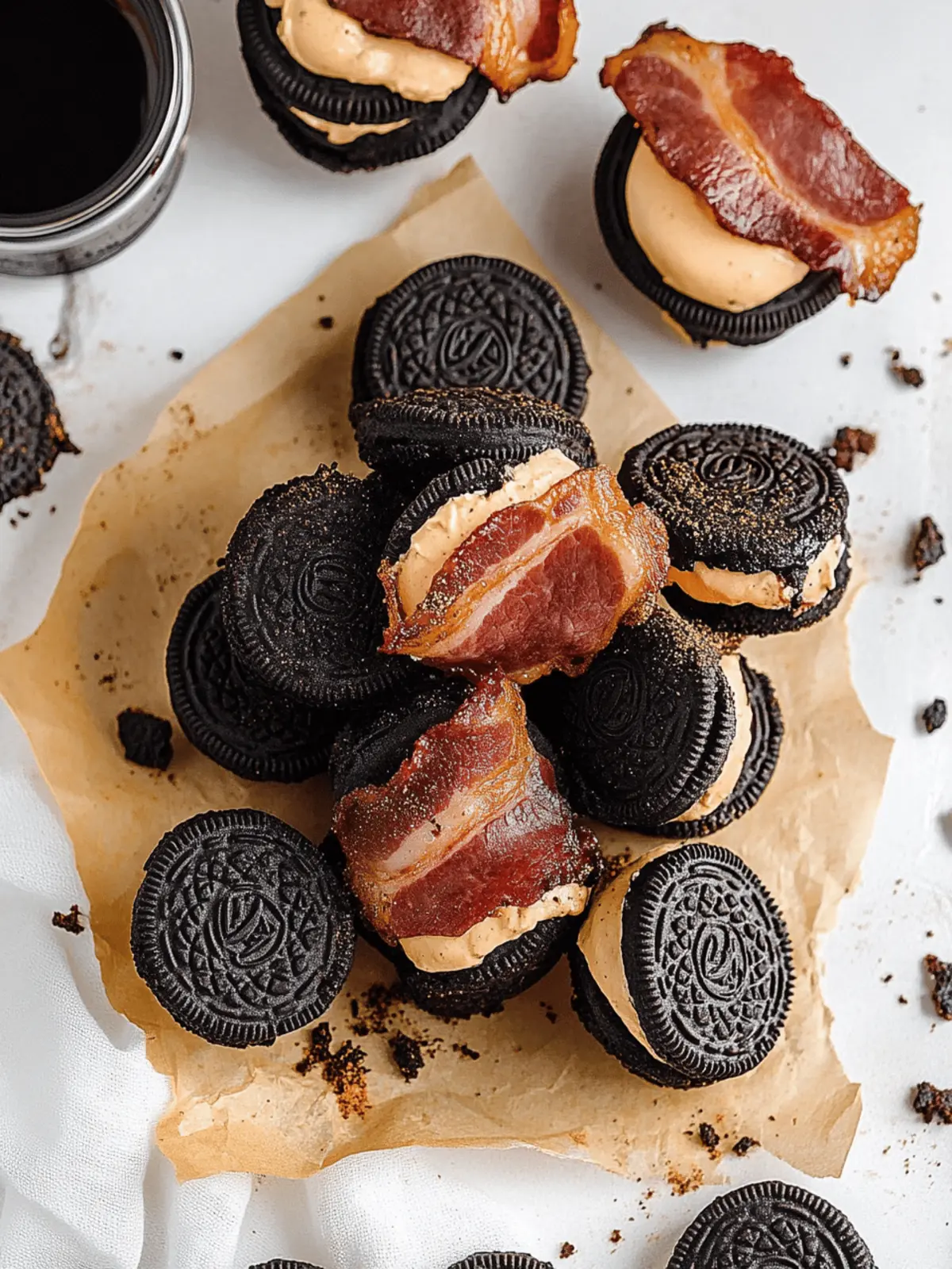 Bacon Wrapped Oreos: The Ultimate Sweet & Savory Treat 4 Bacon Wrapped Oreos