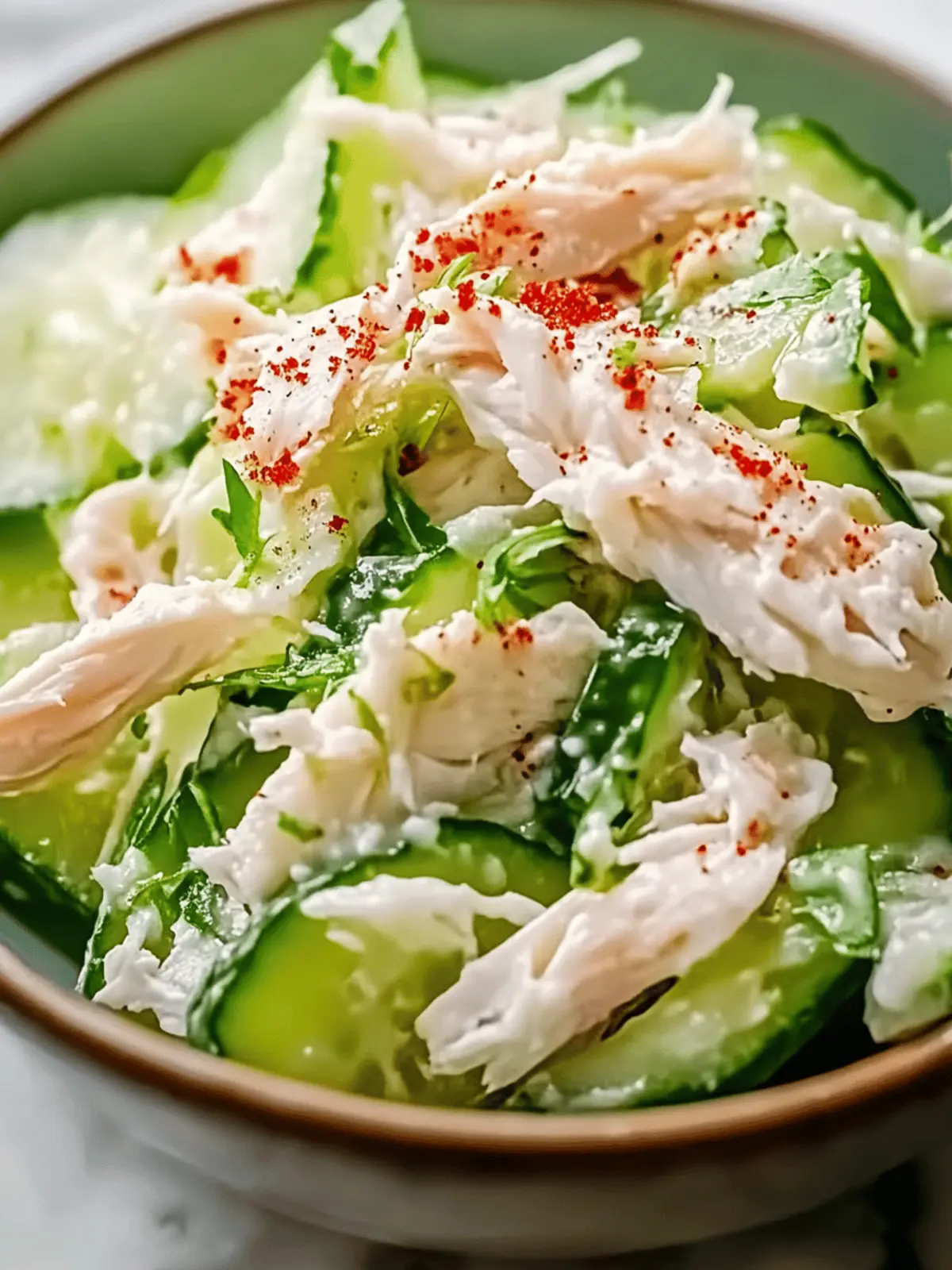 Crisp Cucumber Salad with Crab Meat: A Refreshing Delight 4 Cucumber Salad with Crab Meat