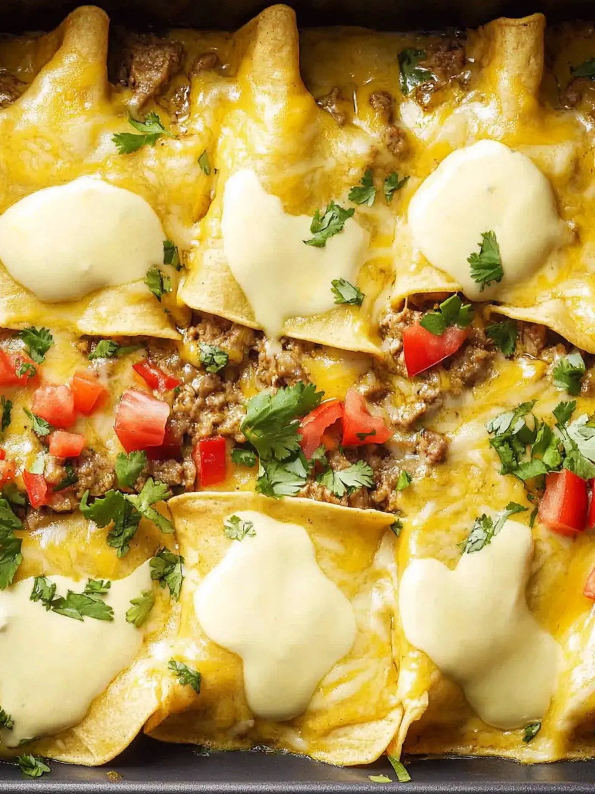 Beef Enchiladas Verdes