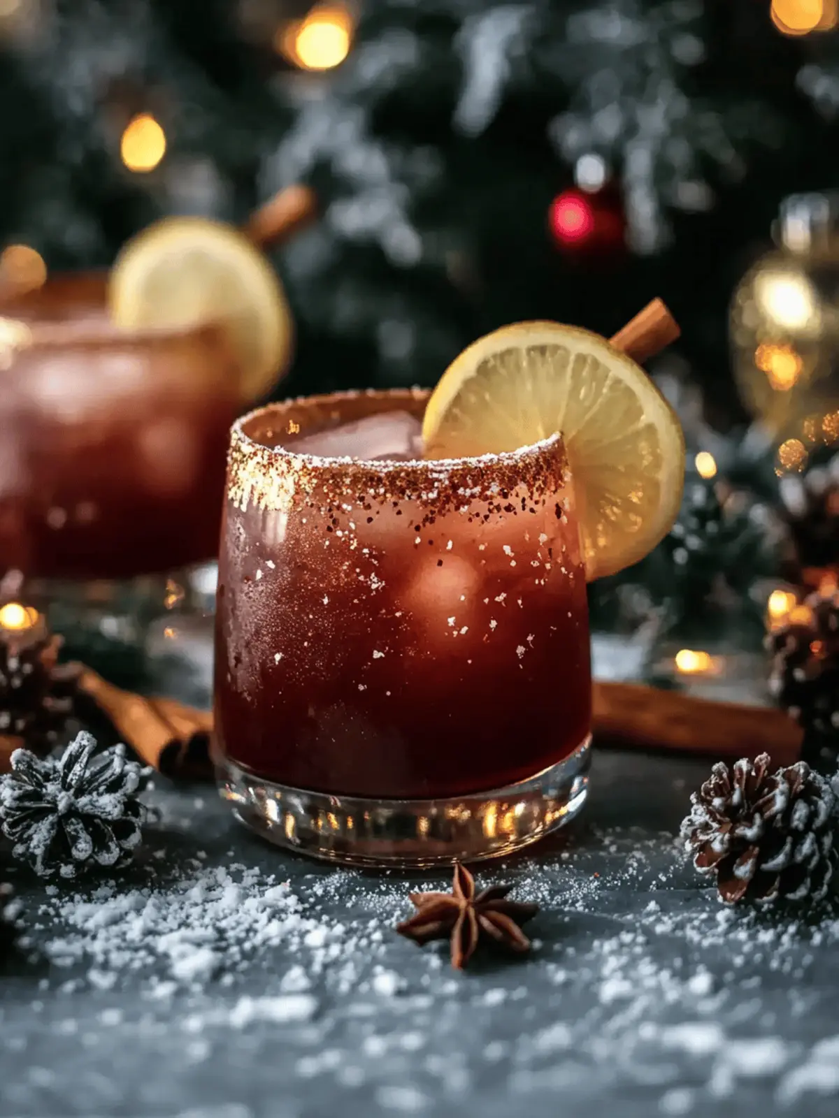 Spiced Christmas Margarita