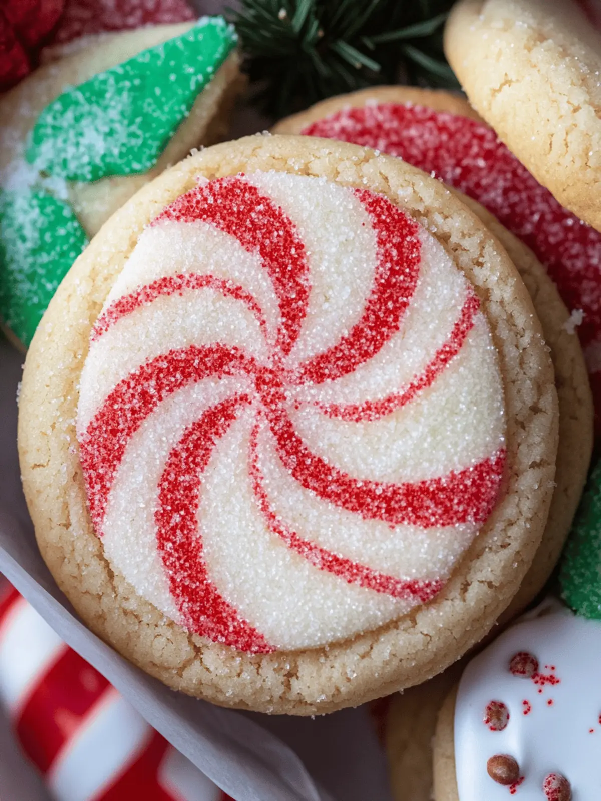 Chewy Peppermint Swirl Sugar Cookies for Holiday Magic 3 Peppermint Swirl Sugar Cookies