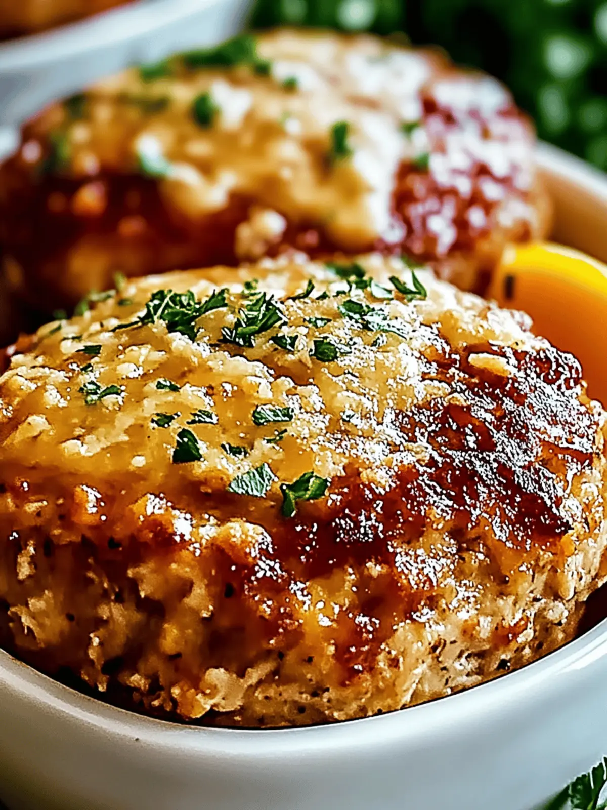 Luscious Garlic Parmesan Chicken Meatloaves for Cozy Dinners 4 Garlic Parmesan Chicken Meatloaves