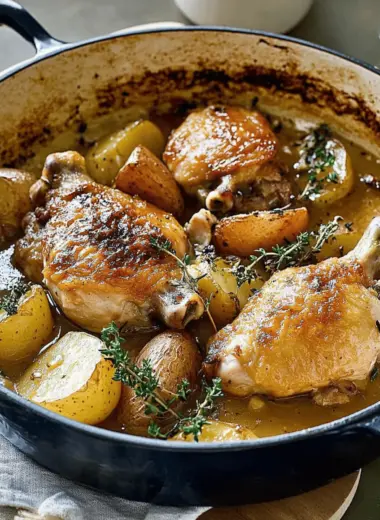 French-style chicken and potatoes