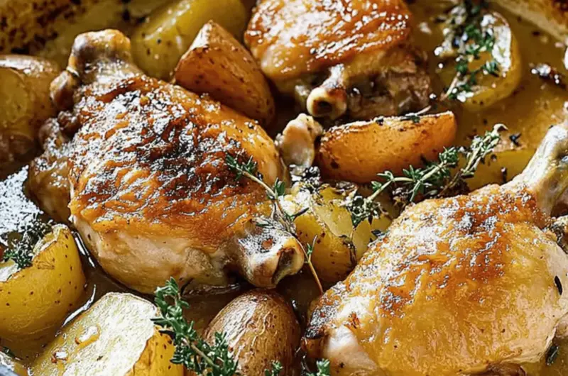 French-style chicken and potatoes