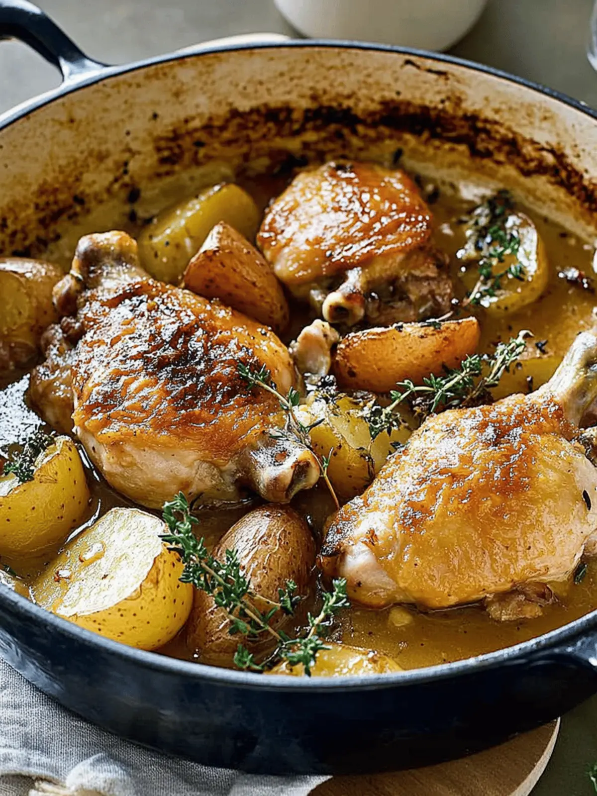French-style chicken and potatoes