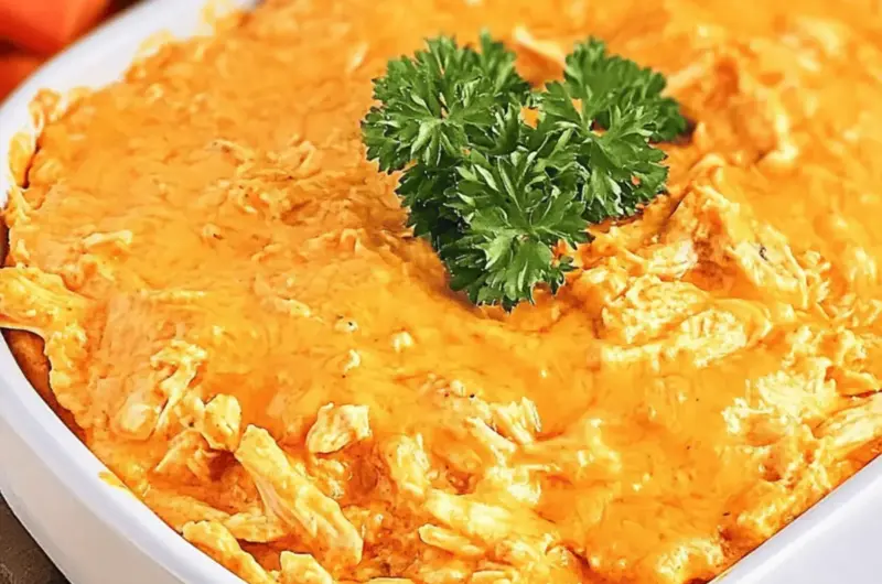 Cheesy Easy Buffalo Chicken Dip