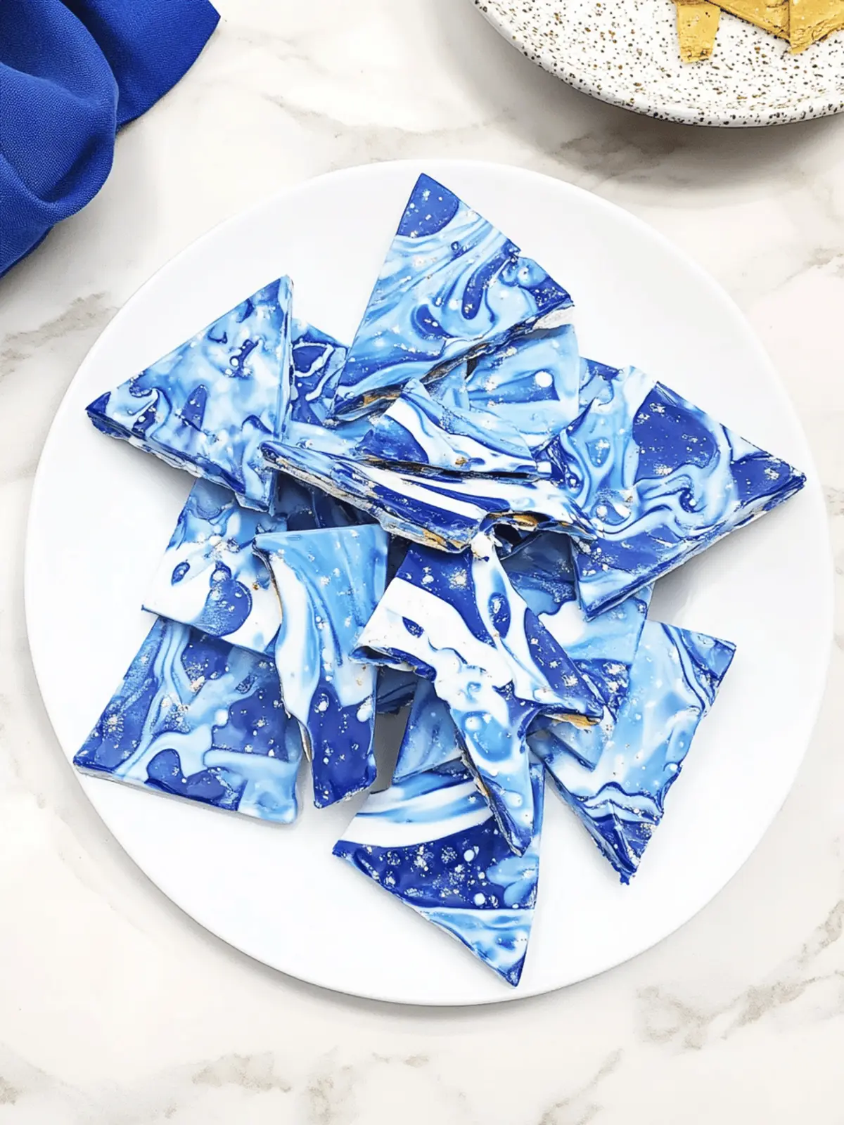HANUKKAH BARK CANDY