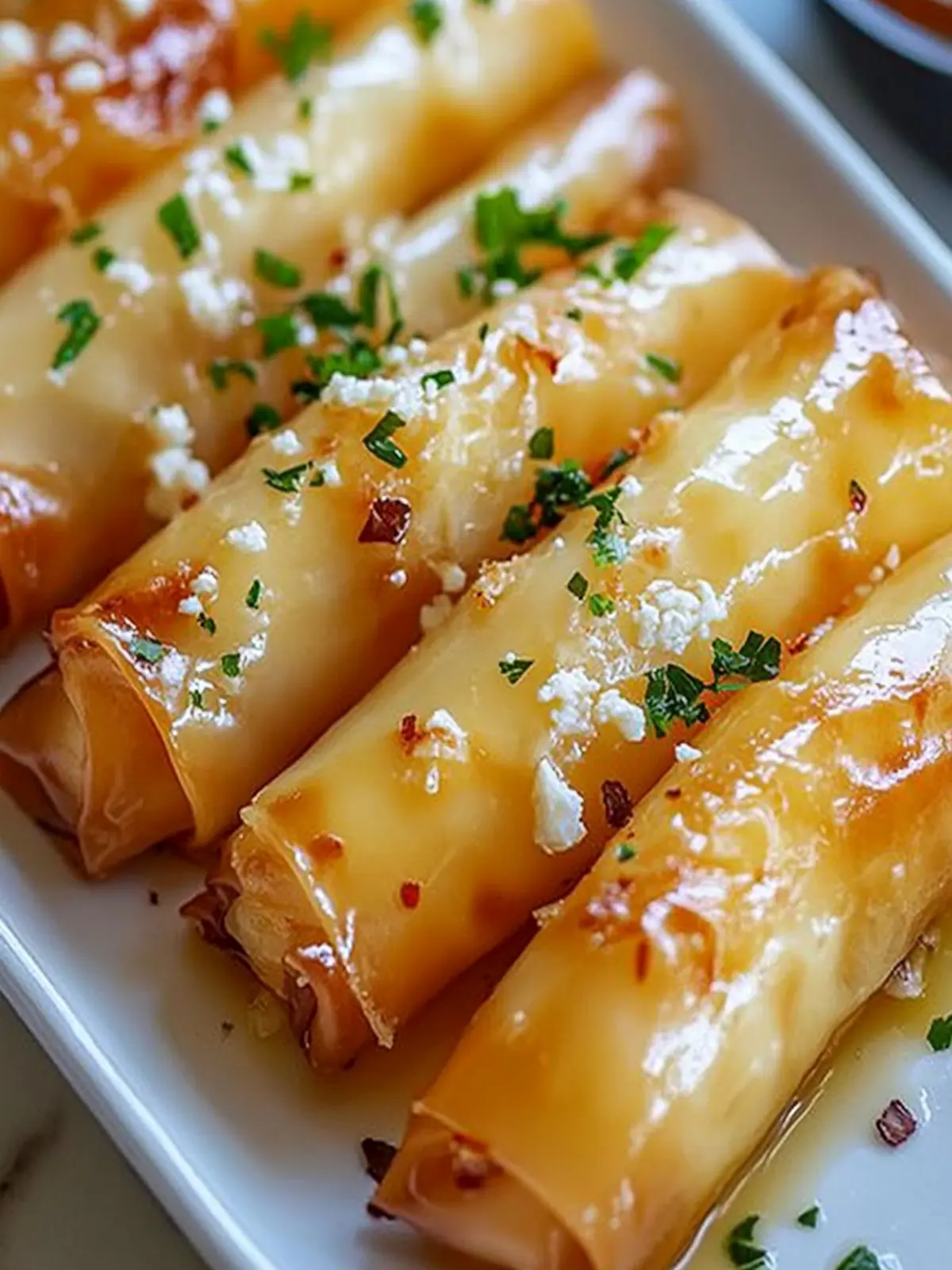 Oven Fried Feta Rolls