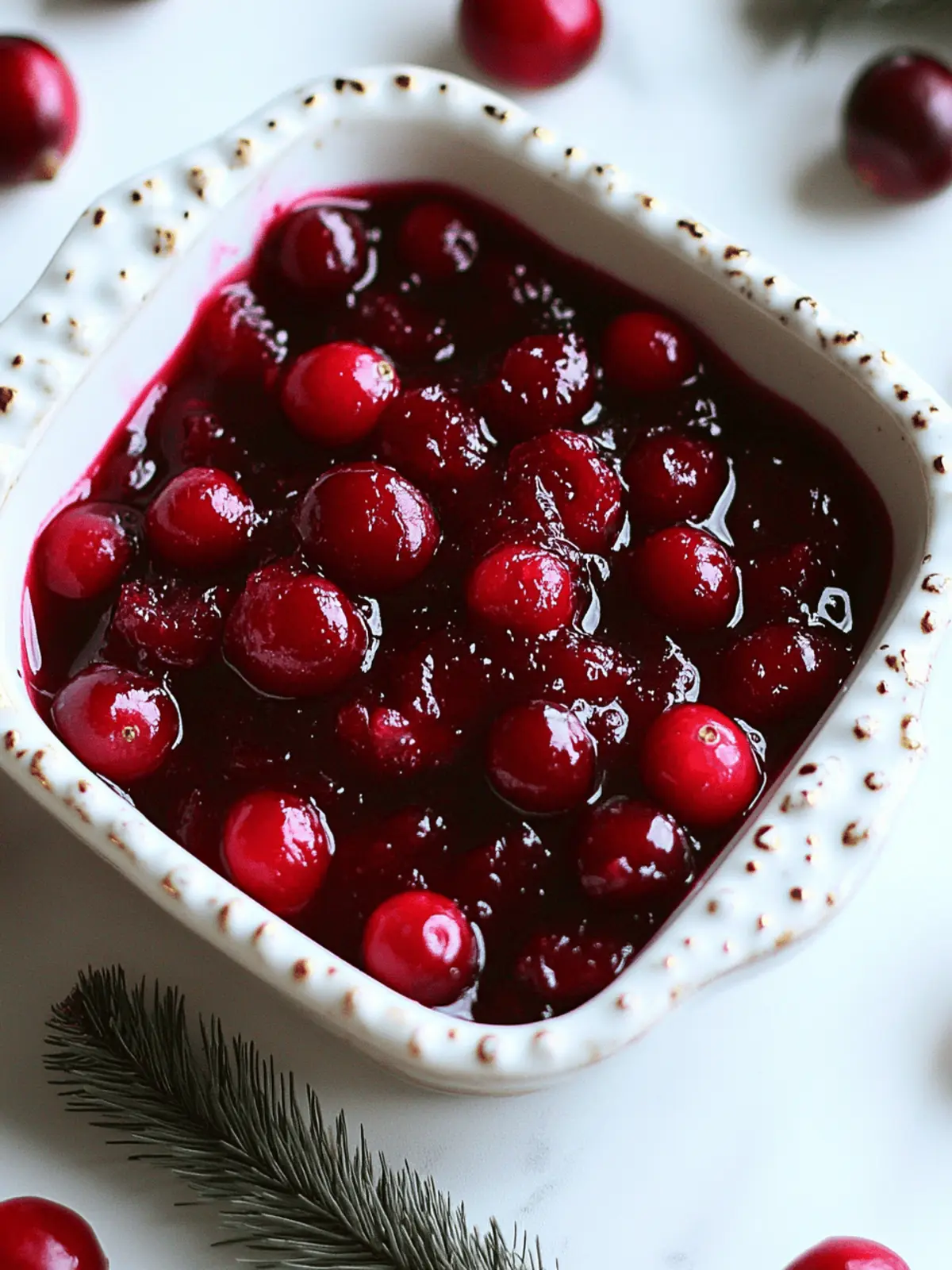 Homemade Cranberry Sauce