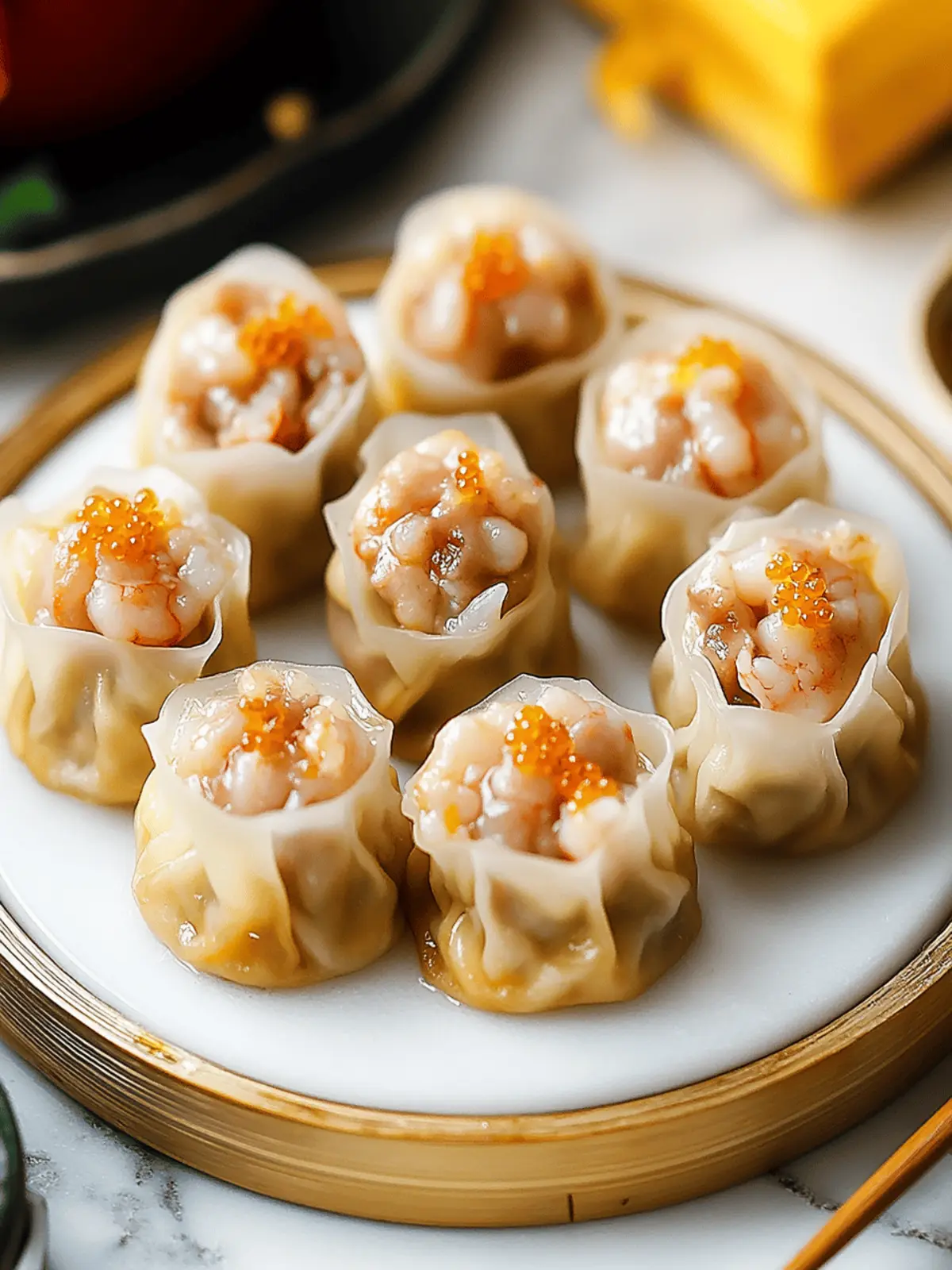 Pork and Shrimp Siu Mai