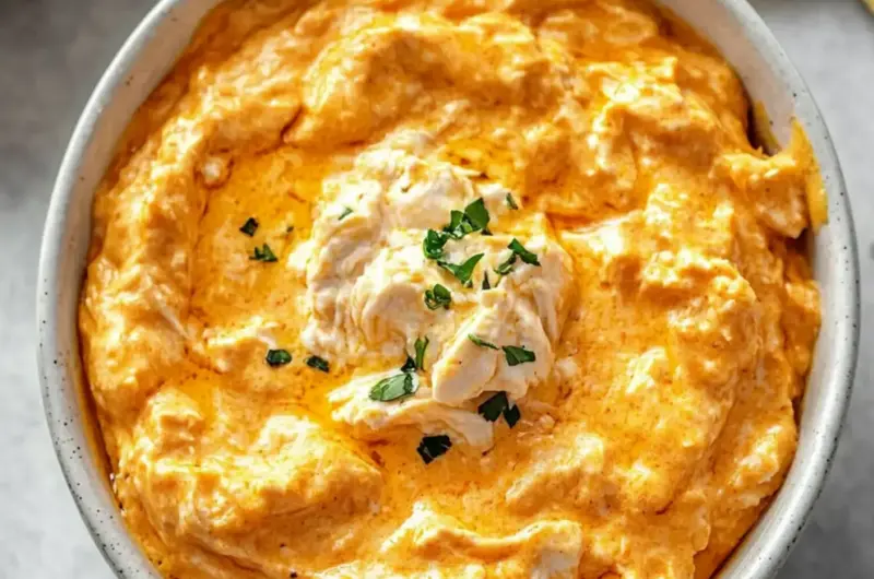 Easy Crock Pot Buffalo Chicken Dip