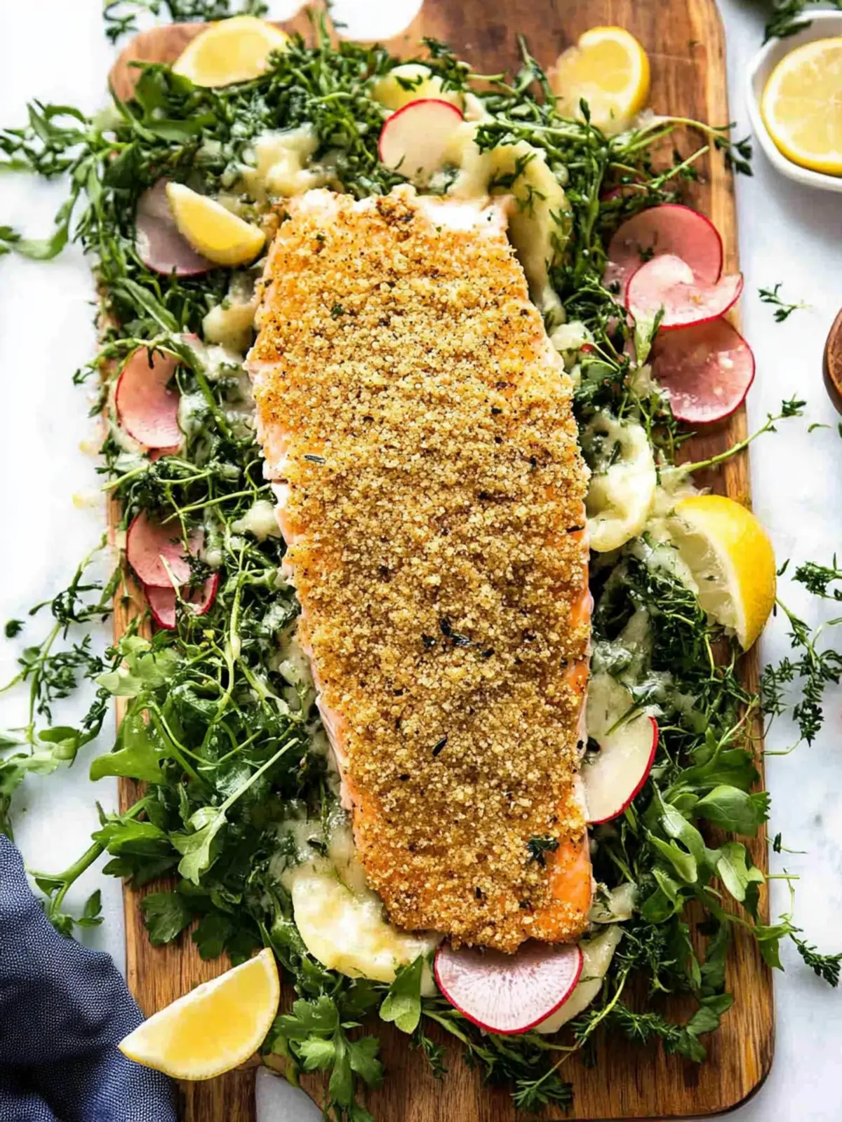 Baked Parmesan Crusted Salmon