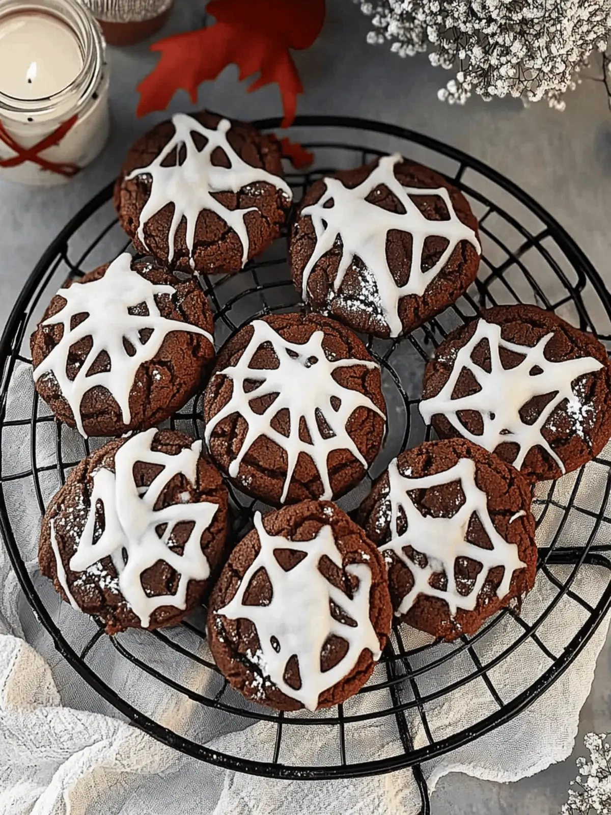 Spider Web Cookies