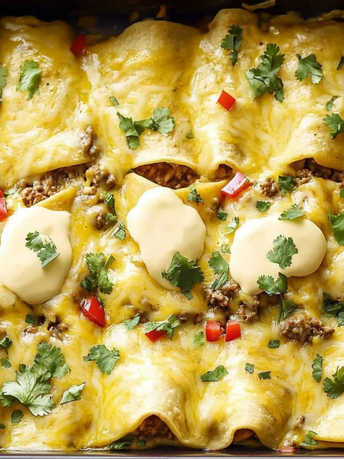 Beef Enchiladas Verdes