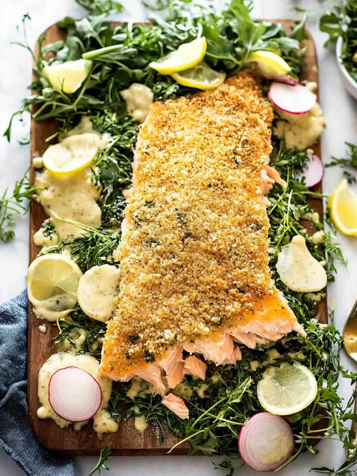 Baked Parmesan Crusted Salmon