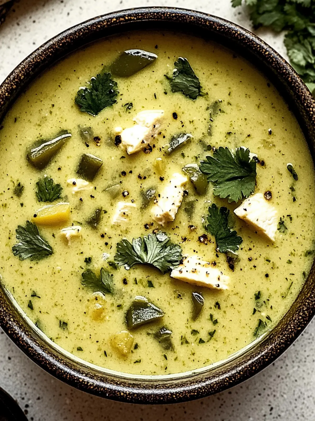 Roasted Poblano Soup