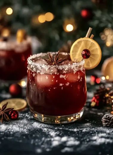 Spiced Christmas Margarita