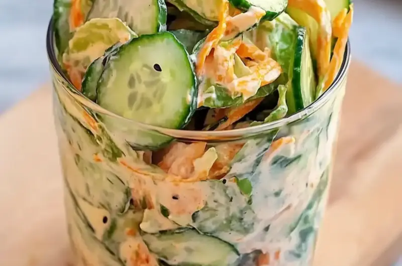Asian Cucumber Salad Bowl