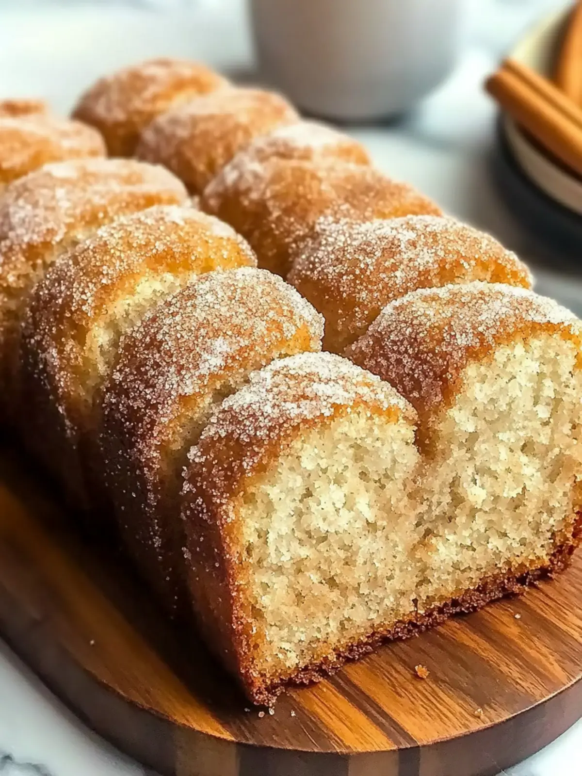 Mouthwatering Cinnamon Sugar Donut Bread for Cozy Mornings 3 Cinnamon Sugar Donut Bread