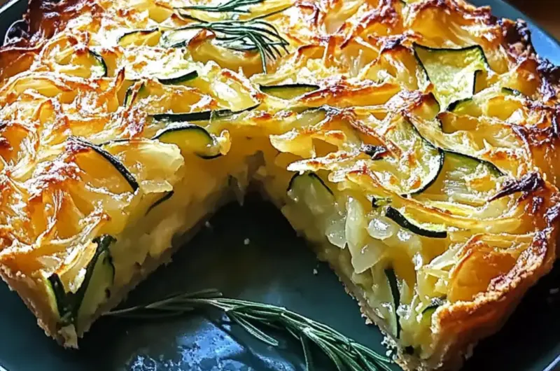 Zucchini Onion Pie