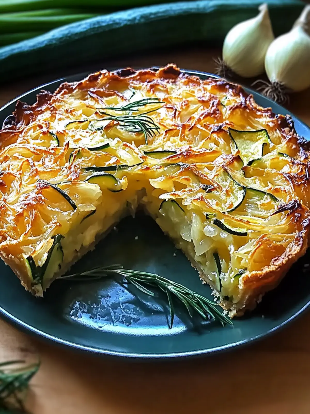 Zucchini Onion Pie: A Savory Crust That's Simply Irresistible 5 Zucchini Onion Pie