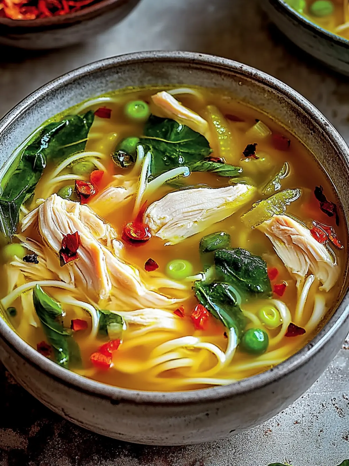 Ginger Garlic Chicken Noodle Soup: Your Cozy Weeknight Delight 3 Ginger Garlic Chicken Noodle Soup