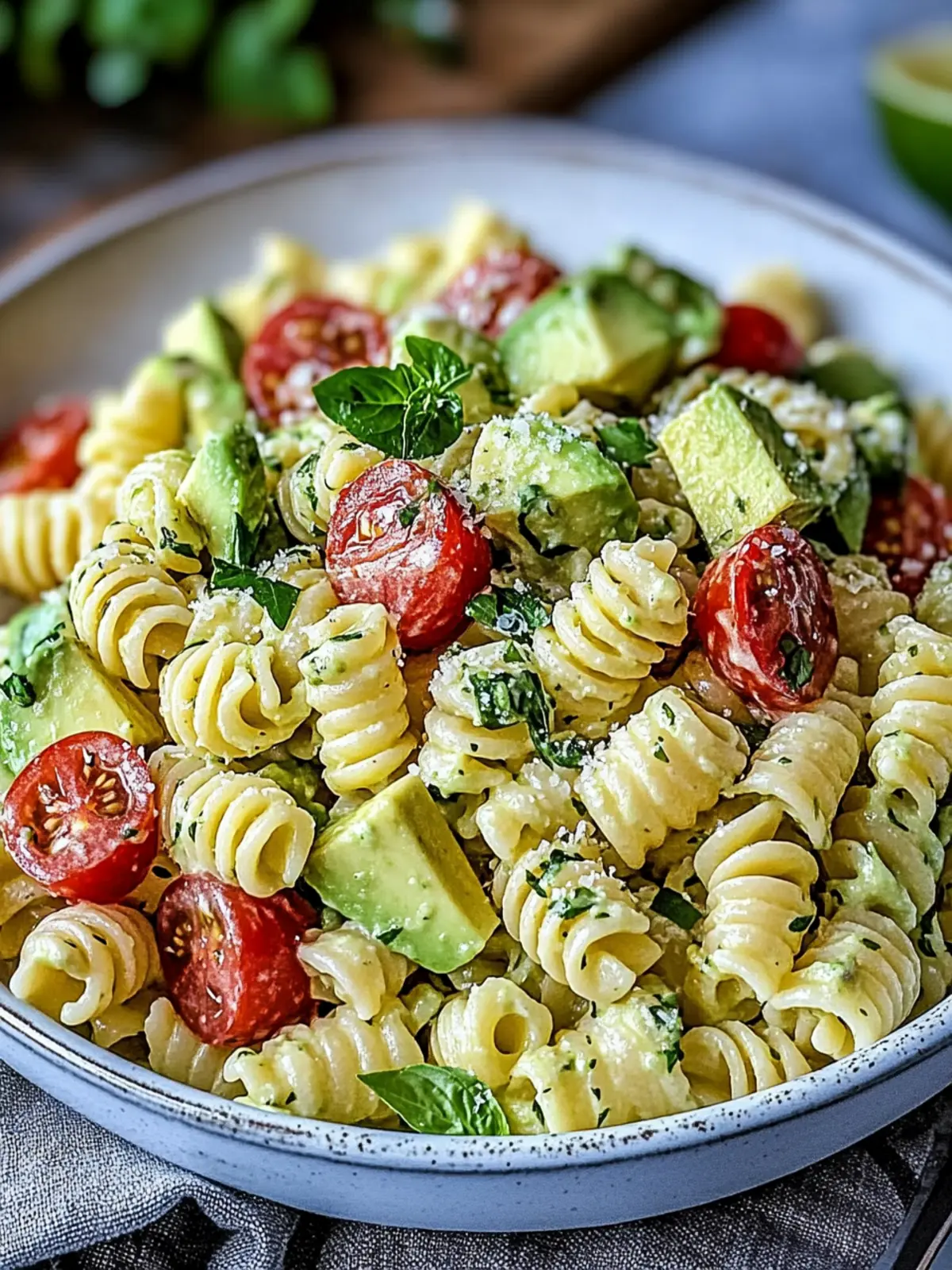 Creamy Avocado Pasta Salad for a Fresh Flavor Burst 5 Avocado Pasta Salad